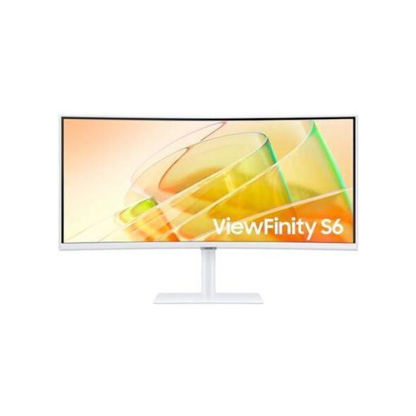 SAMSUNG LS34C650TAUXEN Professional WQHD Curved Monitor 34'' Thunderbolt4 (White) (SAMLS34C652UAUXEN) έως 12 άτοκες Δόσεις