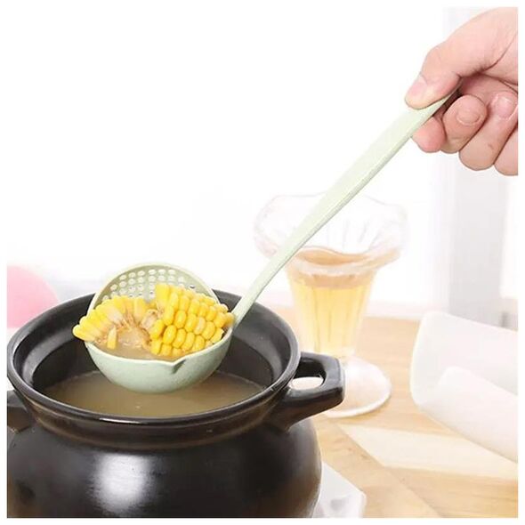 Aptel KUCHENNA ŁYŻKA CEDZAKOWA Łopatka 27cm 2w1 AG846