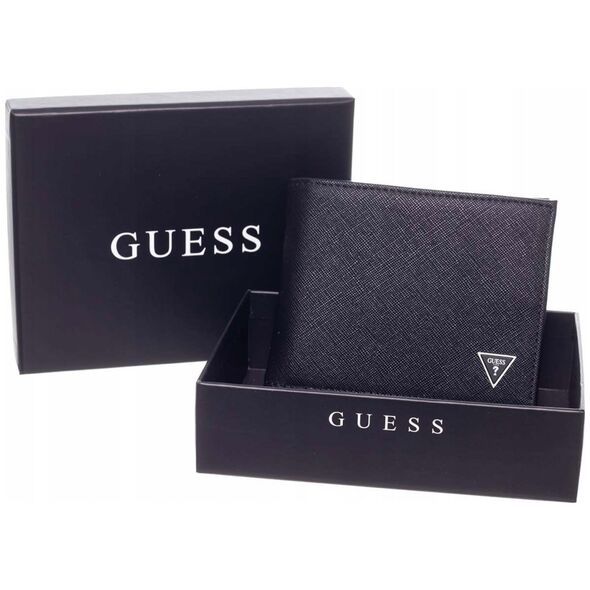 Guess Guess, Certosa, Synthetic Leather, Wallet, SMCRTOLEA24, Black, For Men For Men