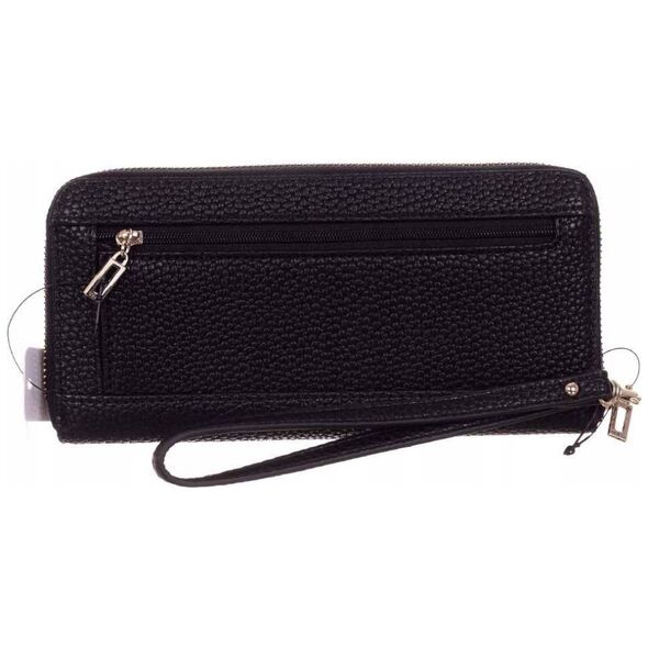 Guess Guess, Alby, Leather, Wallet, SLG Large Zip, Black, For Women For Women