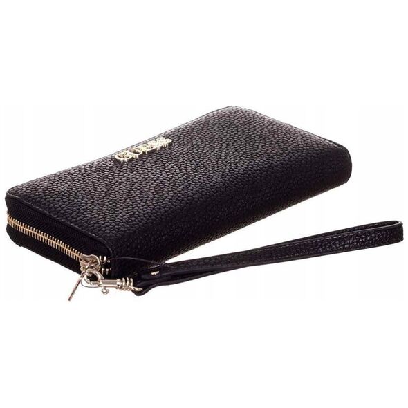 Guess Guess, Alby, Leather, Wallet, SLG Large Zip, Black, For Women For Women