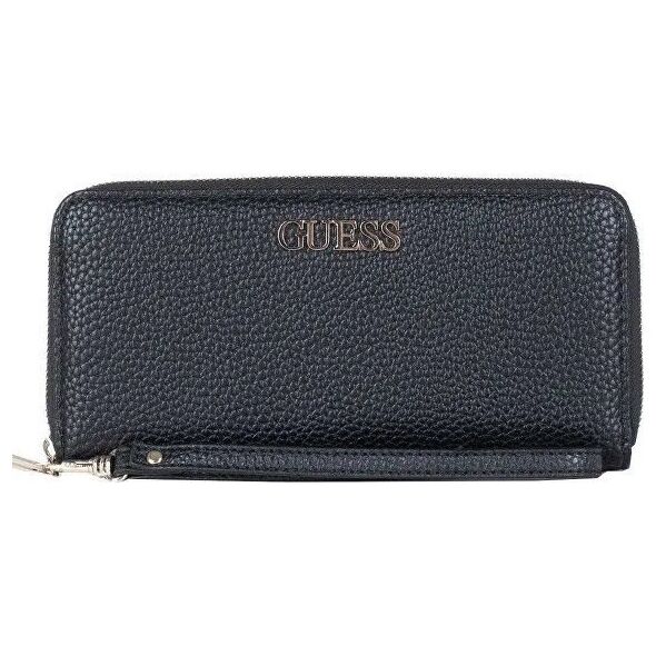 Guess Guess, Alby, Leather, Wallet, SLG Large Zip, Black, For Women For Women