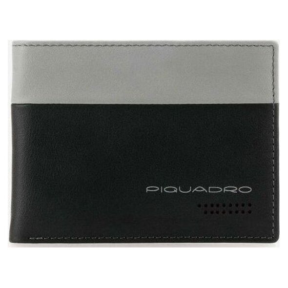 Piquadro Piquadro, Urban, Δερμάτινο, Πορτοφόλι, Θήκη νομισμάτων, Μαύρο, Γκρι, Ανδρικά Ανδρικά 13080393 8024671541831