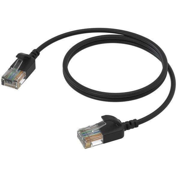 Καλώδιο δικτύου Procab PROCAB CSD560B/5 Slimline - CAT6A RJ45 - RJ45 U/UTP μαύρη έκδοση - 5 m 13294363 5414795047105