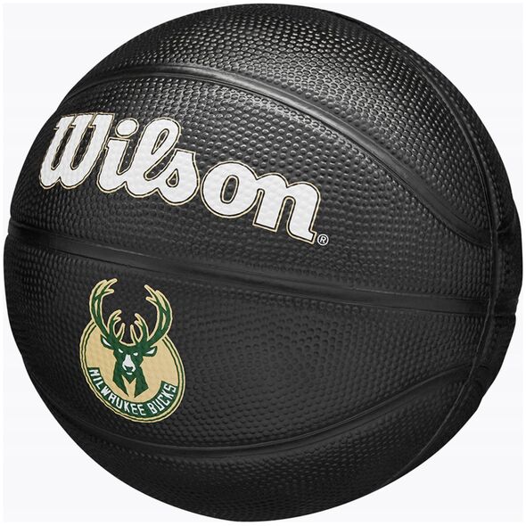 Wilson Wilson Team Tribute Milwaukee Bucks Mini Ball WZ4017606XB Black 3 13297093 97512653244