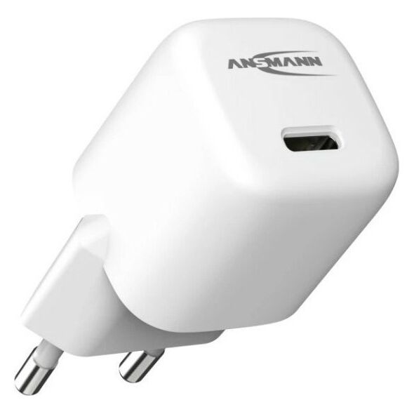 Ansmann Ansmann Home Charger HC120PD GaN Mini φορτιστής, 3A/20W USB-C 1001-0153 13294581 4013674195909