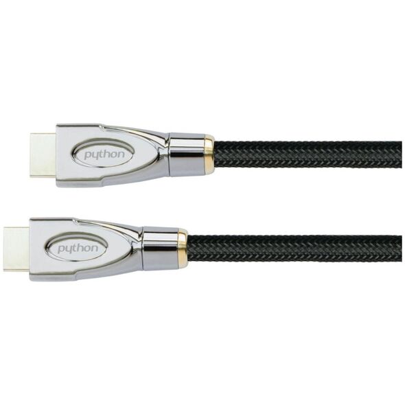 PYTHON Python HDMI« 2.1 Cable 8K UHD-2 Nylongeflecht schwarz 2m 13317580 4014619309535