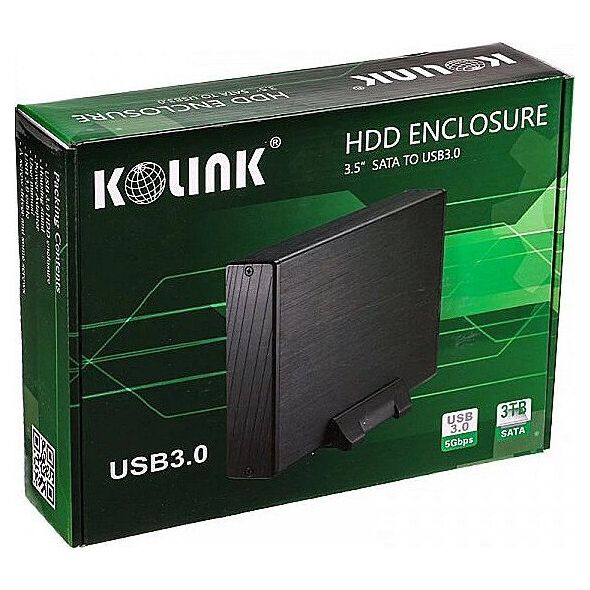 Kolink Pocket Kolink 3.5 Zoll USB 3.0 εξωτερικά Gehäuse - μαύρο 13333429 4716123304203