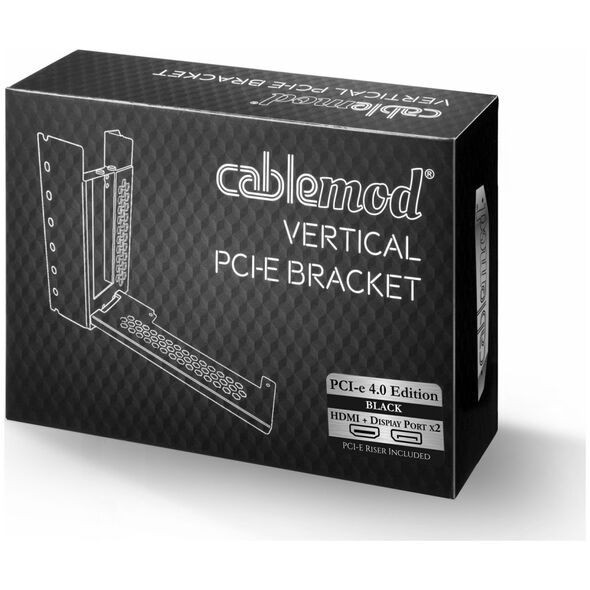 CableMod CableMod Vertical PCI-e Bracket PCI-e 4.0 Edition, HDMI + DisplayPort - schwarz 13333483 712198995579