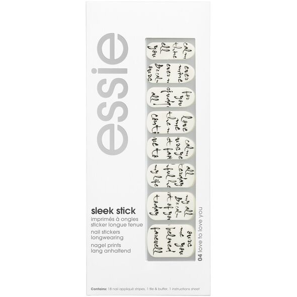 Essie Essie, Sleek Stick, Nail Stickers, 04, Love To Love You For Women 13424988 3600530869299