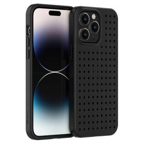 Σετ θήκης Pinit Pinit Dynamic + Pin Tattoo Pin iPhone 14 Pro Max 6,7" μαύρο/μαύρο μοτίβο 2 13002135 5905359817543