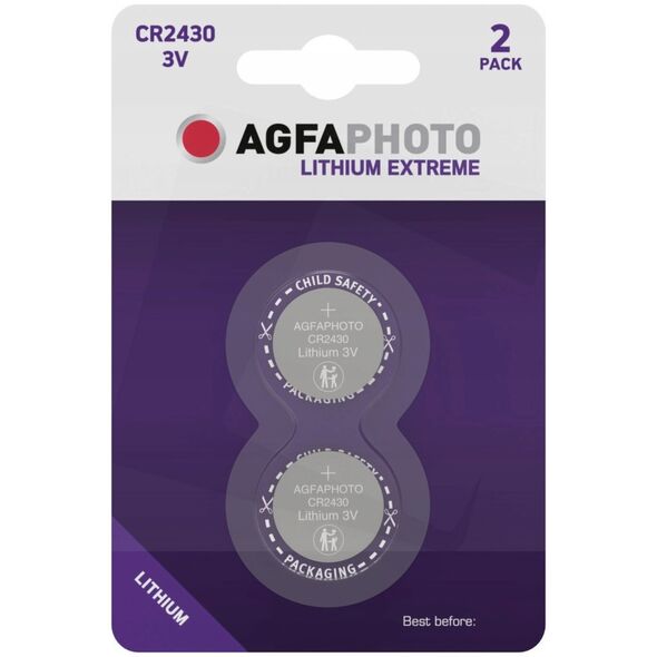 Μπαταρία Agfa AgfaPhoto CR2430, bl/2 τεμ 13240282 4250175859408