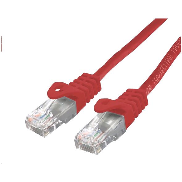 C-Tech C-TECH patch cord Cat6, UTP, κόκκινο, 3m 13243687 8954125015192