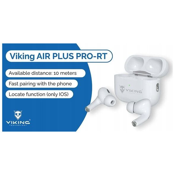 Ακουστικά Bluetooth Viking Viking με μικρόφωνο VPRORT, μπλε 13269253 8595656504399