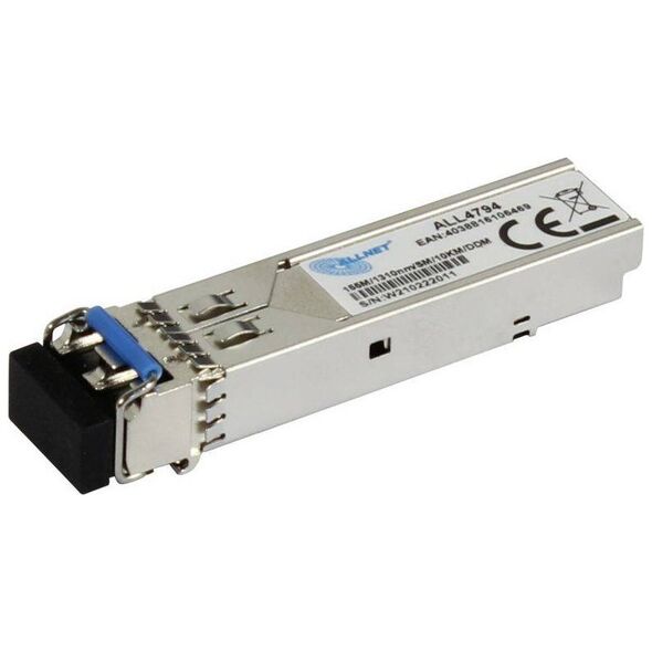 Allnet ALLNET Switch Modul ALL4794 SFP (Mini-GBIC), 100Mbit, FX/LC, 10km, single Mode, encore 10km 13691984 4038816106469