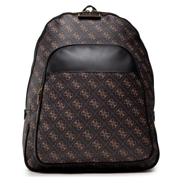 Guess Guess, Vezzola, Leather, Backpack, Brown, Laptop Compartiment, hmvezl p1105, For Men, 38 x 33 x 10 cm For Men