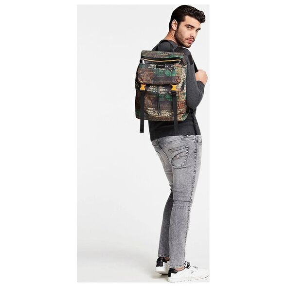 Guess Guess, Salameda, Backpack, Camouflage, Laptop Compartiment, Unisex Unisex