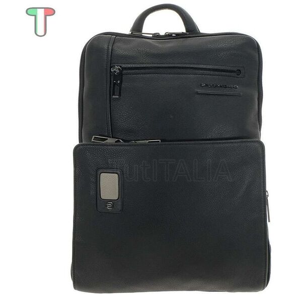 Piquadro Piquadro, Tasche, Δερμάτινο, Σακίδιο πλάτης, Μαύρο, Ανδρικά Ανδρικά 13080394 8024671540506