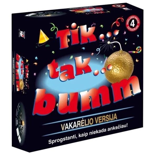 Piatnik PIATNIK Επιτραπέζιο παιχνίδι Tik Tak Bomb Party (Στη Λιθουανική γλώσσα.) 13204804 9001890722998