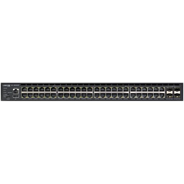 Switch LANCOM Systems LANCOM GS-4554XUP - Switch - L3 - managed - 24 x 100/1000/2.5G (PoE++) + 24 x 10/100/1000 (PoE+) + 4 x SFP+ + 2 x QSFP+ - Desktop, an Rack montierbar - PoE++ (1440 W)