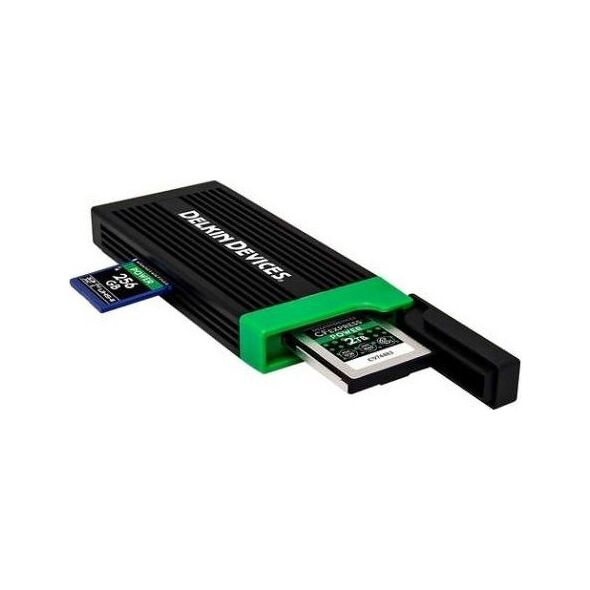 Czytnik Delkin Delkin Cardreader CFexpress Type B & SD UHS-II (Type C to C & Type C to A Cables)