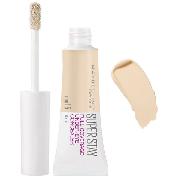 Maybelline Maybelline, SuperStay Full Coverage, Cream Concealer, 15, Beige Light, 6 ml για γυναίκες 13076287 3600531575755