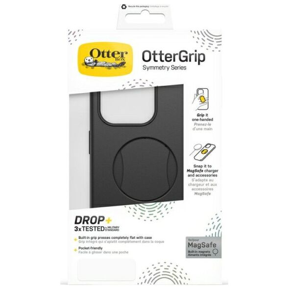 OtterBox OtterBox OtterGrip Symmetry iPhone 15 Pro - μαύρο 14289209 840304735075