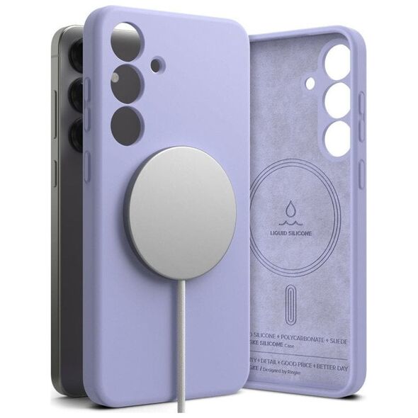 RINGKE SILICONE MAGNETIC MAGSAFE GALAXY S25+ PLUS LAVENDER