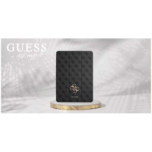 Guess GUFC13RM24PS4SGK iPad Air 13" 2024  czarny/black Magnetic 4G Big Logo