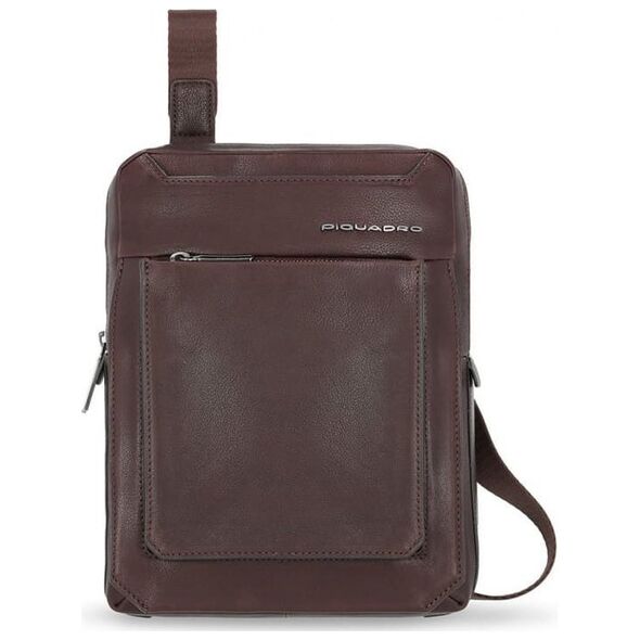 Piquadro Piquadro, Tallin, Leather, Small, Crossbody Bag, Brown, CA1816W108, 21.5 x 27 x 7 cm, For Men For Men