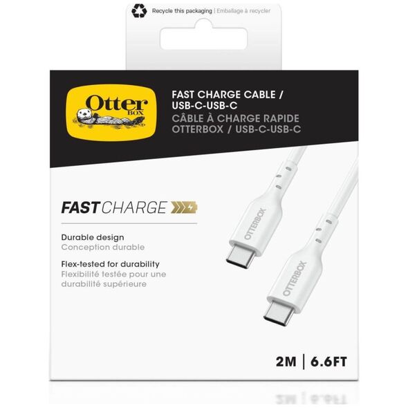Kabel USB OtterBox OtterBox Standard Cable USB C-C 2M USB-PD White