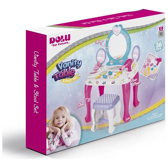 Dolu DOLU Τραπεζάκι + καρέκλα + αξεσουάρ Unicorn. 2568 25685 14420190 8690089025685