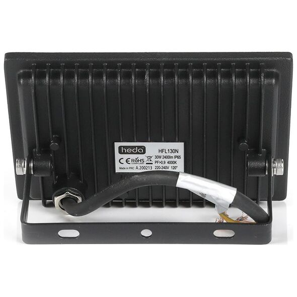Προβολέας Lumax Προβολέας LED Lumax Heda Floodlight HFL130N 30W 2400lm 4000K 120° IP65 μαύρο 10803002 5901087202989
