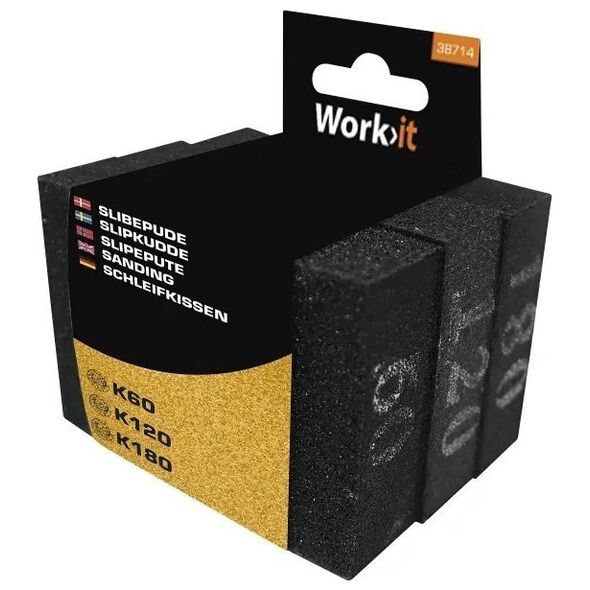 Dedra Work>it® slibepude K60/K120/K180 13956129 5708614387146