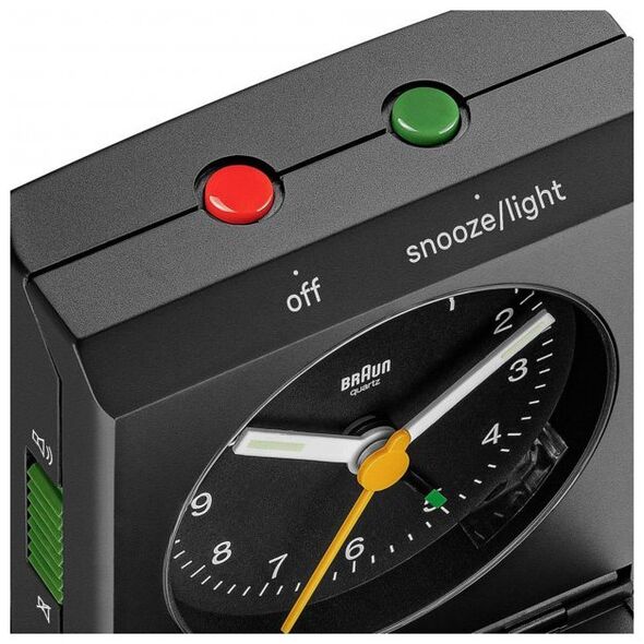 Braun Braun BC 05 B Quartz Αναδιπλούμενο Ξυπνητήρι Μαύρο 13965831 4007218677044