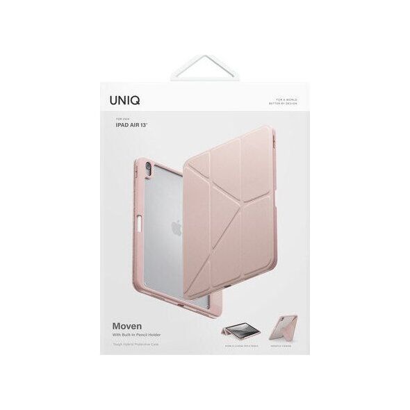 Θήκη tablet Uniq UNIQ Moven iPad Air 13" Θήκη 2024 ροζ - Εγγύηση ασφαλείας. Απλές δόσεις. Δωρεάν αποστολή άνω των 170 PLN. 14014968 8886463688816