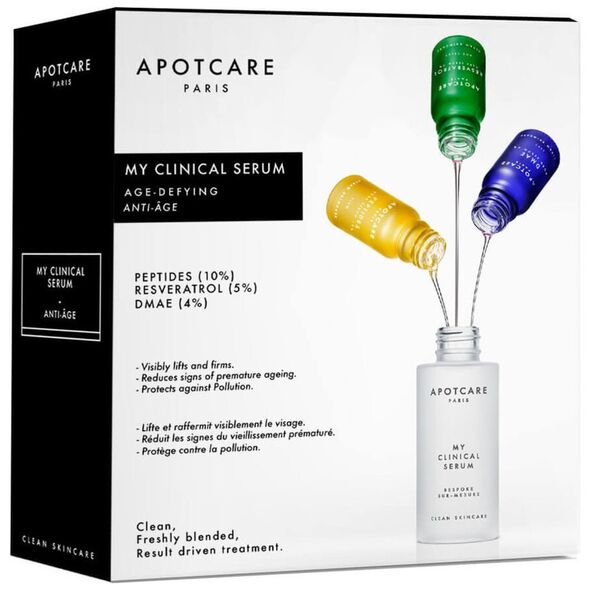 Apot.Care My Clinical Serum Set Apotcare: PEPTIDES, Peptides, Anti-Ageing, Day & Night, Serum, For Face, 10 ml + Resveratrol, Antioxidants, Anti-Ageing, Day & Night, Serum, For Face, 10 ml + Deep Ορός ενυδάτωσης, ενυδάτωσης, ημέρας & νύχτας, ορός, για πρό