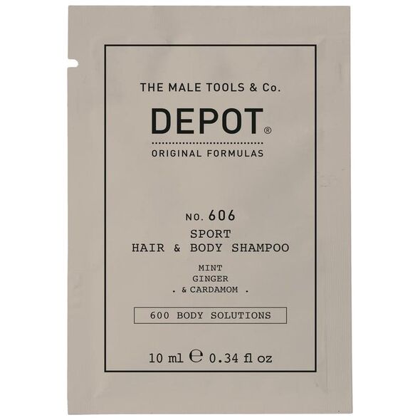 Acqua Di Parma Depot, 600 Body Solutions Αρ. 606, Shower Gel & Shampoo 2-in-1, Botanical Complex, 10 ml για άνδρες 14033862 8032274086987