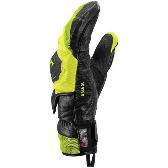 Leki LEKI GLOVES WCR Venom SL 3D MITT black-ice lemon11.0 13529225 4028173328284