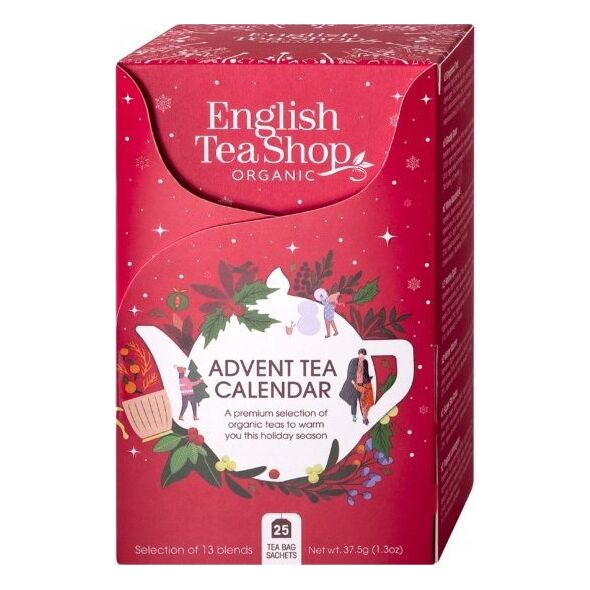 Kalendarz adwentowy English Tea Shop English Tea Shop, Czerwony kalendarz adwentowy, Advent Calendar, 25 saszetek