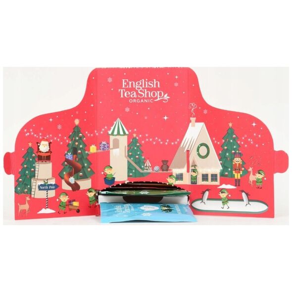 Kalendarz adwentowy English Tea Shop English Tea Shop, Czerwony kalendarz adwentowy, Advent Calendar, 25 saszetek