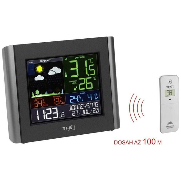 Μετεωρολογικός σταθμός TFA TFA 35.8000.01 ΠΡΟΒΟΛΗ METEO WLAN Ραδιοφωνικός Μετεωρολογικός Σταθμός 11098853 4009816035592