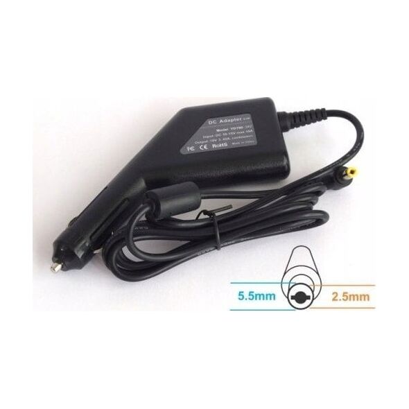 Τροφοδοτικό laptop Energy4U Energy4U CA25 19V / 3,42A (5,5x2,5mm) 65W, τροφοδοτικό αυτοκινήτου για Asus, Toshiba, notebook Lenovo 12589725 5901571080536