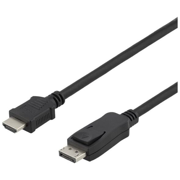 Καλώδιο Deltaco Kabelis DELTACO DisplayPort į HDMI, 4K UHD, 3m, juodas / DP-3030-K / 00110013 13062198 7333048051349