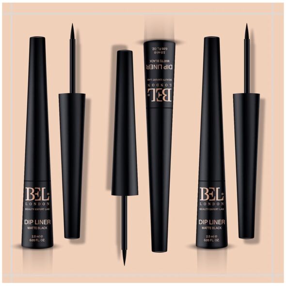 Bel London Bel London, Dip Liner, Aqua, Αδιάβροχο, Έγχρωμο, Contouring, Liquid Eyeliner, Μαύρο ματ, 2,5 ml για γυναίκες 13075699 5060693816017