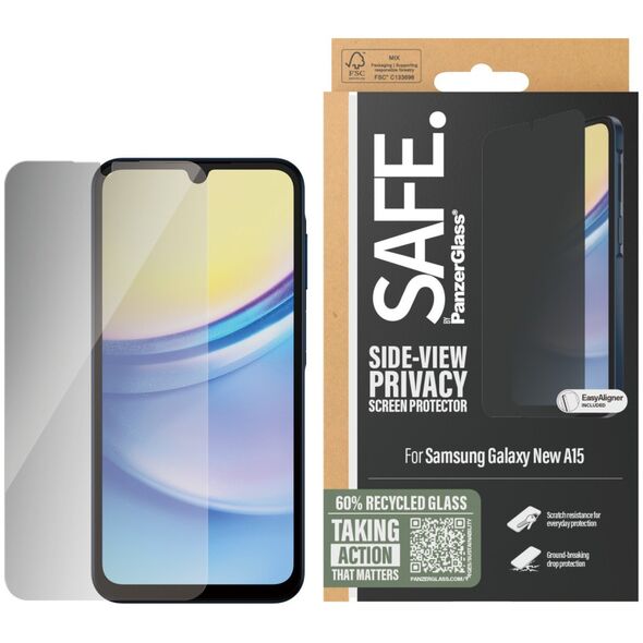 PanzerGlass SAFE Privacy Screen Protector Samsung A15/A15 5G