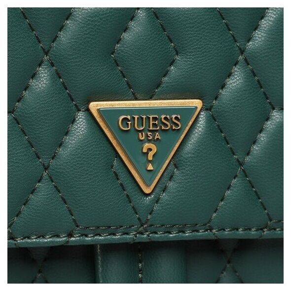Guess, Elenia, Polyurethane, Textile Backpack, Forest Green, For Women For Women