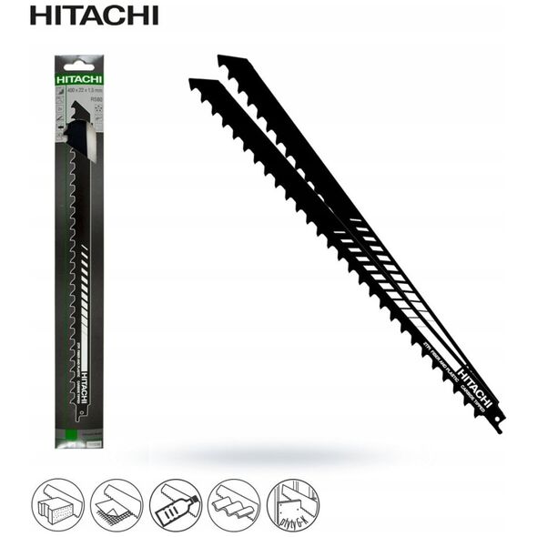 Hitachi Brzeszczot do piły szablastej RS80 2 sztuki