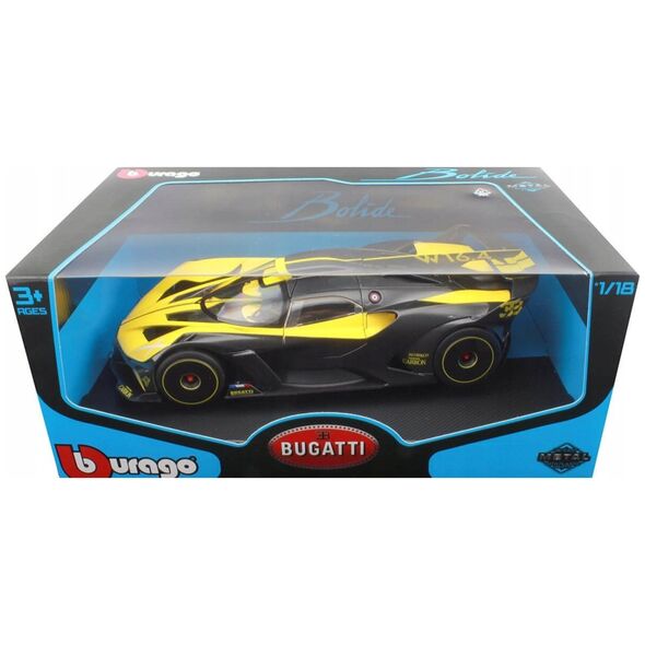 Bburago Bburago Bugatti Bolide, μοντέλο οχήματος (κίτρινο/μαύρο) 11812113 4893993014330