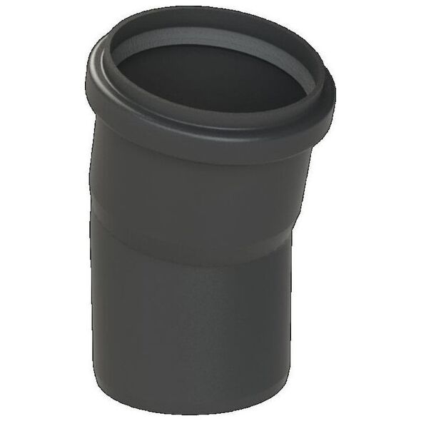 Almeva STARR Ebow 15° DN60 UV Stable Μαύρο 12207045 7630676800128
